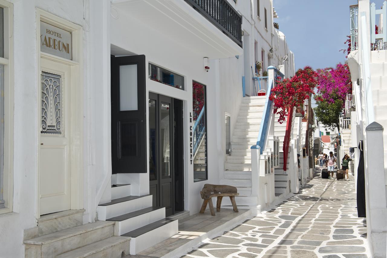 Karboni Hotel Mykonos Town Exterior foto